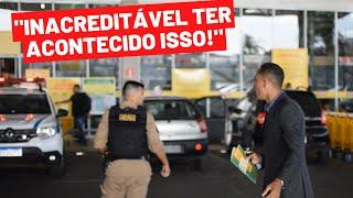 POLÍCIA APARECE MISTERIOSAMENTE EM GRANDE SUPERMERCADO APÓS REPORTAGEM