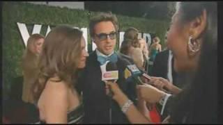 Robert Downey Junior at the Oscars - GMTV - 8th March 2010