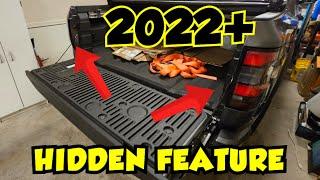 HIDDEN TAILGATE FEATURE ON MY 2023 NISSAN PRO-4X LUXURY