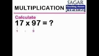 Fast Multiplication Trick : 17 x 97 | Sagar Coaching Classes