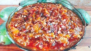 INSTANT AAMER MISTI ACHAR/Sweet Green Mango Pickle/@EasyHomemadeRecipes1