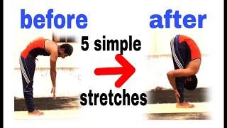 How to do standing forward bend for beginners/ yogasana/ padahastasana /home yoga - Steve Ed J