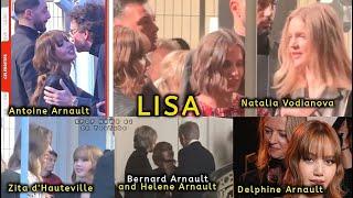 Lisa with the Frederic Arnault Family at Paris Fashion Week 2025 for Louis Vuitton  Lisa PFW 2025