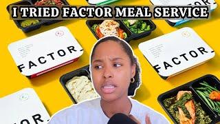 I tried factor meal delivery service (unsponsored review)