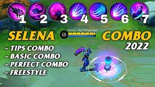 NEW SELENA COMBO TUTORIAL 2022 | SELENA ADVANCED COMBO TUTORIAL (PLS WATCH) - MLBB