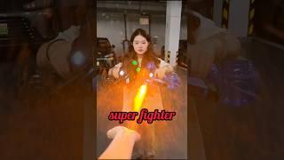 super strong fighter gun #shorts #superhero #superman #shotgunhandcam #fighter #ironman