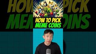 How to pick MEME coins? #crypto #memecoins #altcoins #cryptoinvesting