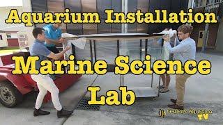 Aquarium Installation: School Marine Science Lab --- Gallery Aquatica TV