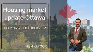 Ottawa's real estate news and monthly housing market stats. (OCTOBER 2022) by Nish Kapoor.