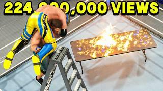 Reacting to the MOST VIEWED WWE 2K Clips!