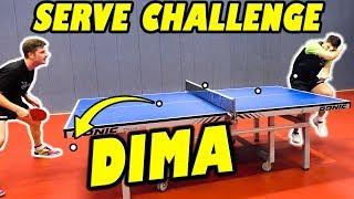 Dimitrij Ovtcharov's Serves vs TableTennisDaily's Dan!