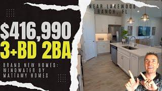 New Construction Home Tour near Lakewood Ranch | Windwater | Brand New Homes Under $500k