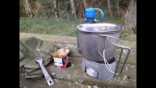 Gourde US ARMY kit complet : cuisson