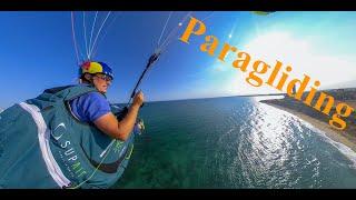 Paragliding Fly in a strong and wrong wind direction.  #Uturn #FlyUturn #FlyVision #BeachFly