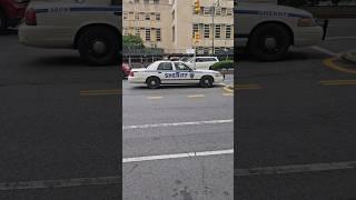 NYC Sheriff Seen With A Crown Victoria and Hi Raisers Lights In Downtown, Brooklyn, New York City