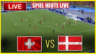 Schweiz vs Dänemark LIVE | UEFA Nations League, Liga A, Gr. 4 | Volles Spiel Heute eFOOTBALL