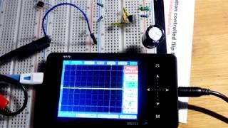 Trying to figure out S9018 NPN BJT differences from 2N2222 and pocket oscilloscope measurements