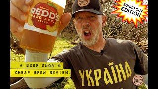 Redd's Hard Apple Peach Beer Review by A Beer Snob's Cheap Brew Review