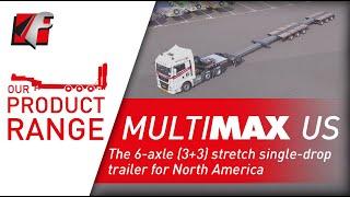 FAYMONVILLE MultiMAX US -  The 6-axle (3+3) stretch single-drop trailer for North America