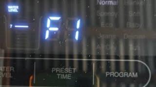 Technical Afridi F1 error code how to repair Sharp washing machine 10.kg