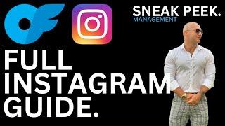 Full Instagram Guide - Onlyfans Agency