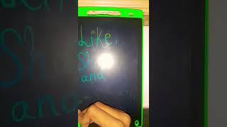 UNBOXING WRITING TABLET BY AABHYA N APARNA #creativeideas #unboxing #writingtablet #shorts