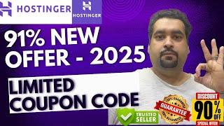 Buy Hostinger Hosting 2025  - 91% Coupon Code Discount Buy Now!