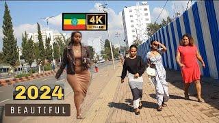 አዲስ አበባ ለናፈቃችሁ ሙሉ ቪድዮ,  Addis Ababa walking Tour 2024 , Ethiopia [4K]