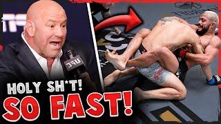 Reactions to the FAST FINISH in Deiveson Figueiredo vs Alex Perez at UFC 255, Valentina Shevchenko