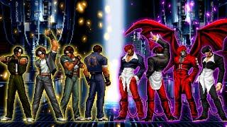 [KOF Mugen] Clone Kyo Team VS. Clone Iori Team