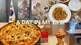 ENG | A DAY IN MY LIFE WITH FRIENDS IN NEW DELHI | KOREAN FOOD | SHOPPING | INDIA