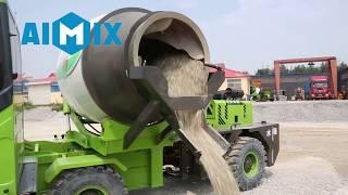 Aimix High Efficient Self loading concrete mixer manufacturer  - AIMIX GROUP