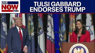 BREAKING: Tulsi Gabbard Endorses Donald Trump at National Guard Event in Michigan | LiveNOW from FOX