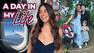 VLOG: I dyed my hair & traveling with my toddler and baby