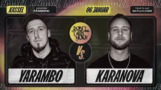 Yarambo vs Karanova ⎪ Rap Battle @ Kassel ⎪ DLTLLY