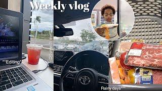 Weekly vlog: Drive with me, grocery shopping & saying everything that comes to mind…