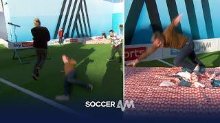 ABSOLUTE CHAOS!!   | The craziest YKTD in Soccer AM history?!! | Neville, Carragher and Bullard