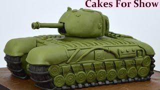 Making a Tank Cake