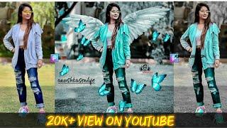 GIRL SPECIAL PHOTO EDITING LIKE ANGEL - WINGS PHOTO EDIT  PICSART