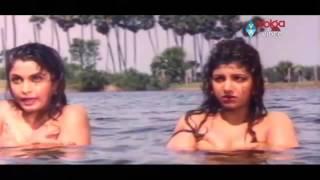 Ramya Krishnan And Rambha Bathing Scene   