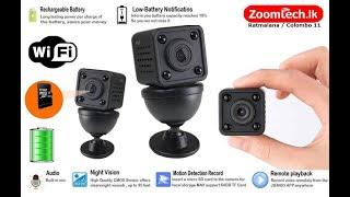 WiFi Mini 2Mp Battery CCTV Camera with Voice Record & Night Vision (Zoomtech.lk)