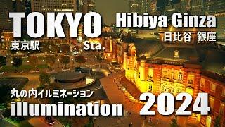 東京駅～銀座 / Night Walk Tokyo Sta. to Ginza, Japan, House (November 16, 2024)