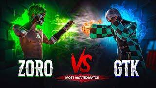 TGR GTK111 Vs ZORO FF | 1vs1 Most Demanded & Awaited Match 