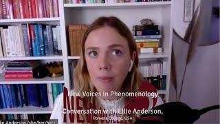 Ellie Anderson interview: phenomenology and philosophy today