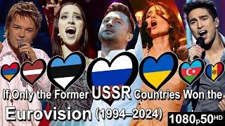 If Only the Former USSR Countries won the Eurovision (1994-2024)