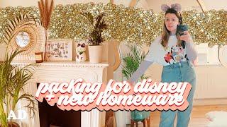 HOME VLOG - PACKING FOR DISNEY + H&M HOME TREATS | LUCY WOOD