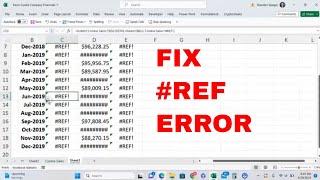 What is the #REF Error in Microsoft Excel, and How to Fix it! #howto #msexcel #tutorial