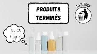 Produits Terminés Août 2024 : Je rachète ou pas ?? #empties #produitstermines