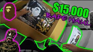 Day In The Life of a Bape Plug (Bape Tees, Bape STAs, Shark Hoodies, Bape Summer Bags)