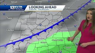 Spring-like warmth in the Alabama weather forecast, Cold front brings low chance of rain on Thursday